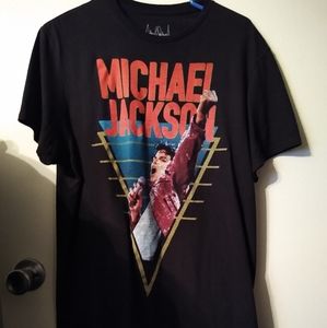 Michael Jackson graphic T-shirt.